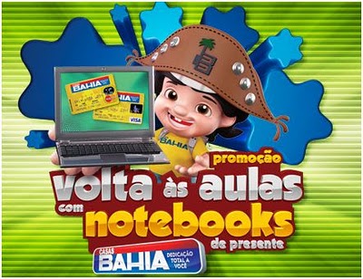 Promoção Casas Bahia volta as aulas Promoção Casas Bahia volta as aulas